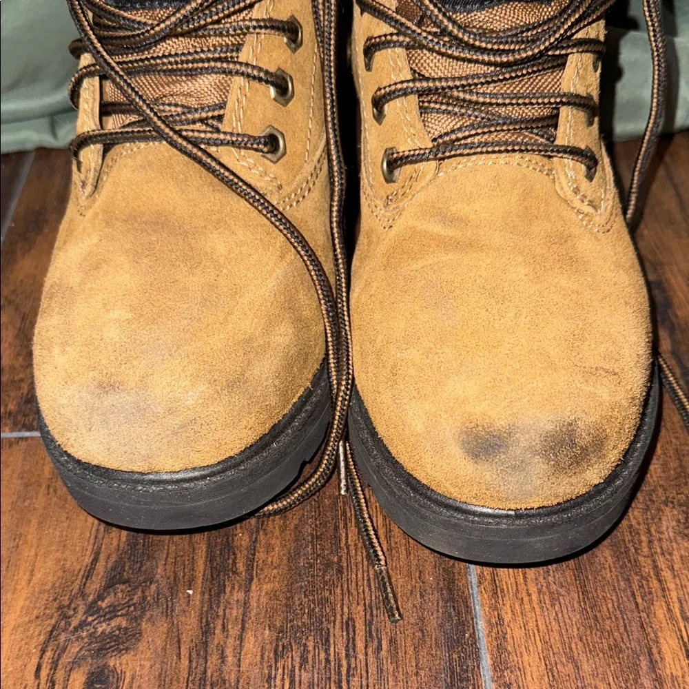 Men's Brahma Waterproof Steel Toe Suede Brown Boots